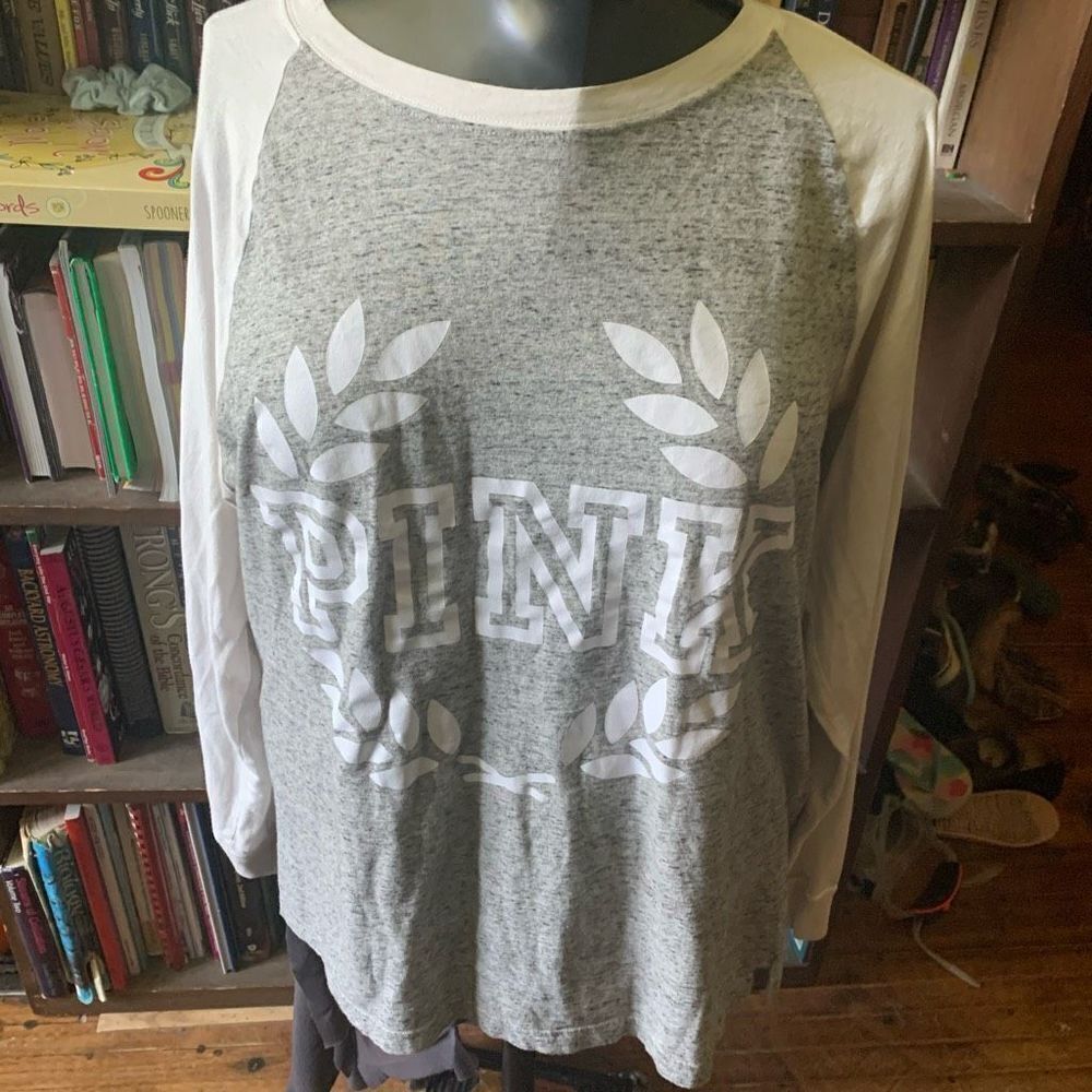 Victoria’s Secret relaxed oversized cozy loungewear L baseball tee